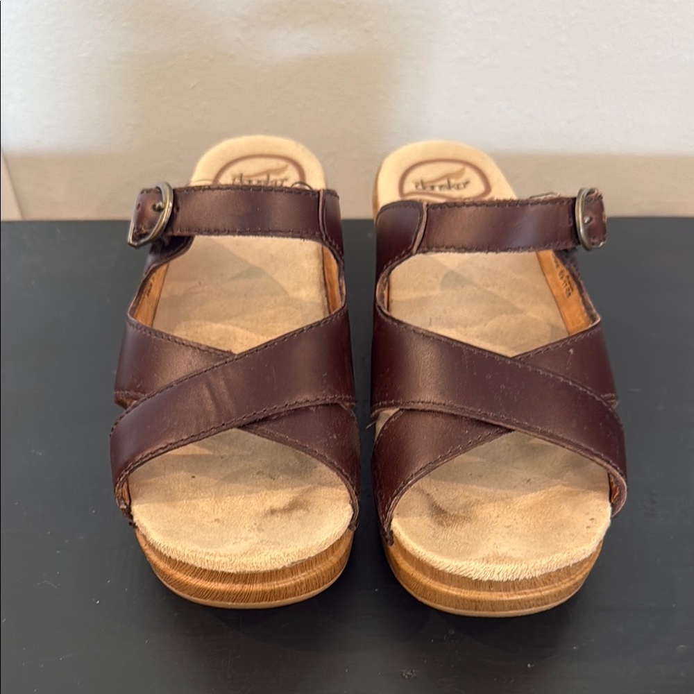 Birkenstock Brown Leather Sandals